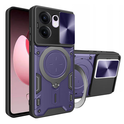 Puzdro na Oppo Reno13 FS 5G / Reno13 F 4G / Reno13 F, Techsuit, CamGuard Pro, fialové