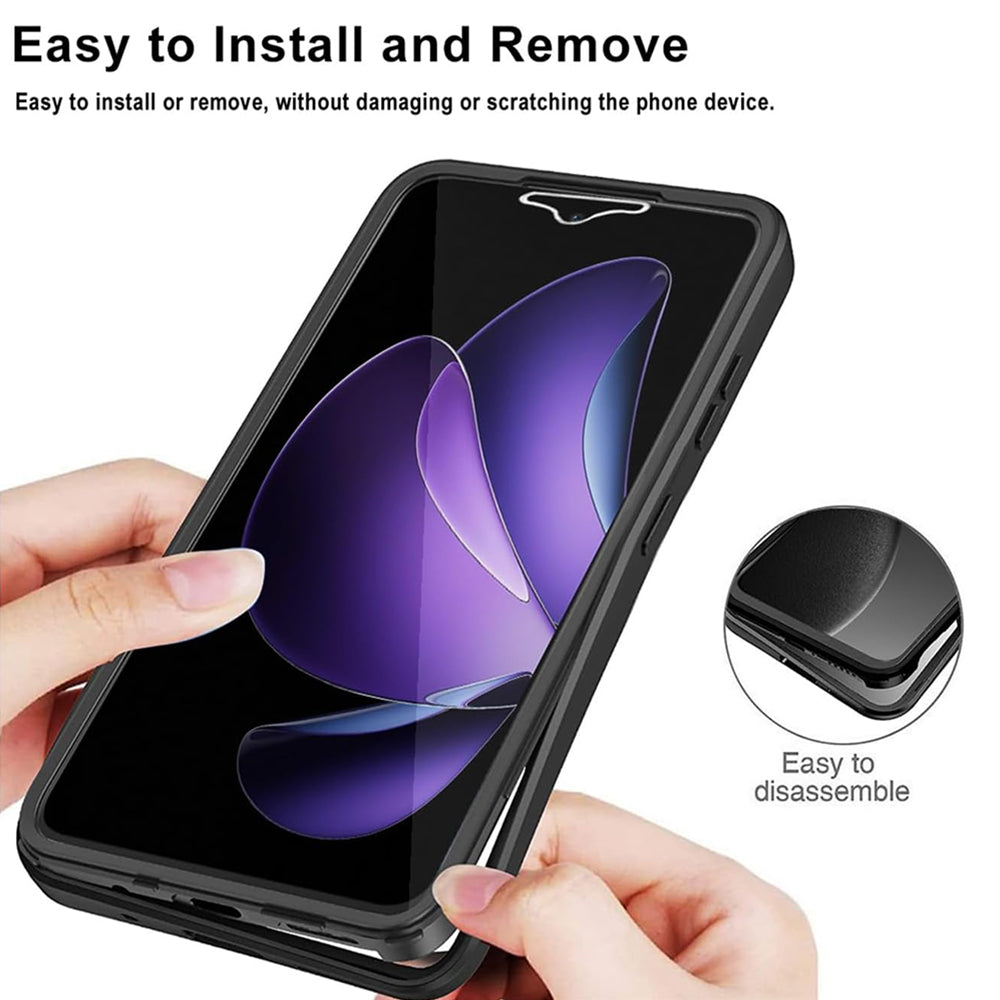 Puzdro pre Oppo Reno13 FS 5G / Reno13 F 4G / Reno13 F, Techsuit, ColorVerse 360, Fialová