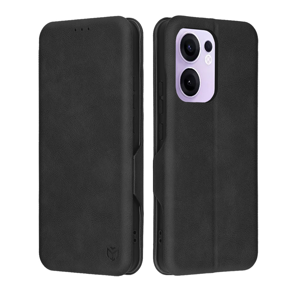 Puzdro pre Oppo Reno13 FS 5G / Reno13 F 4G / Reno13 F, Techsuit, Safe Wallet Plus, Čierne