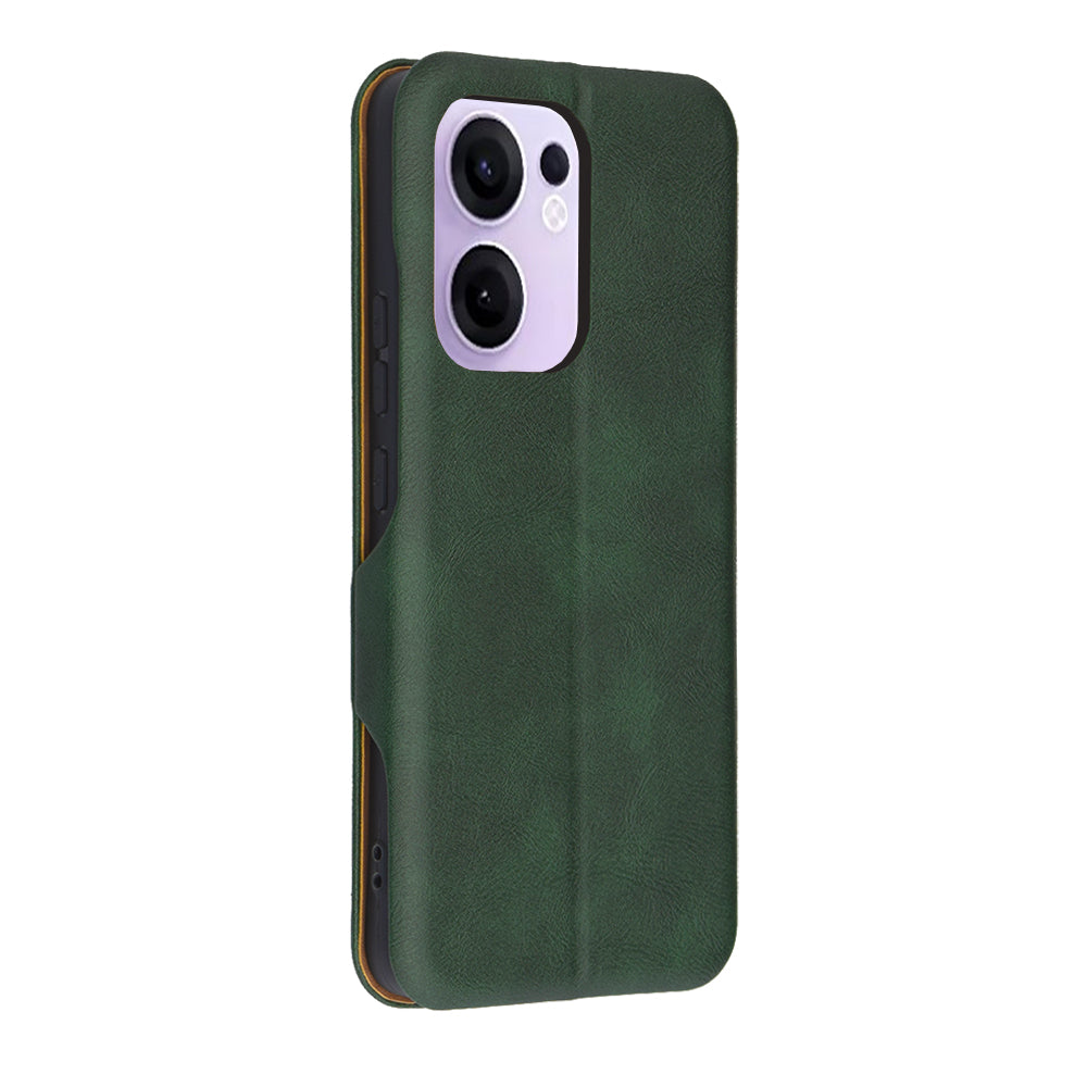 Puzdro pre Oppo Reno13 FS 5G / Reno13 F 4G / Reno13 F, Techsuit, Safe Wallet Plus, Zelené