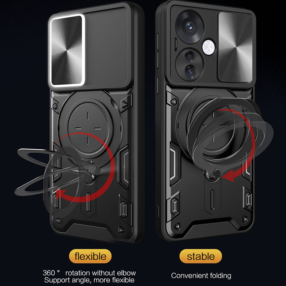 Puzdro pre Oppo Reno13 Pro, Techsuit, CamGuard Pro, fialové