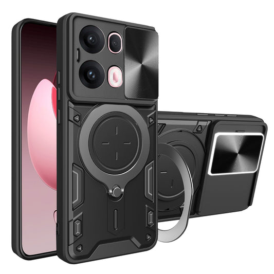 Puzdro pre Oppo Reno13 Pro, Techsuit, CamGuard Pro, Čierne