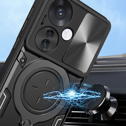 Puzdro pre Oppo Reno13 Pro, Techsuit, CamGuard Pro, Čierne
