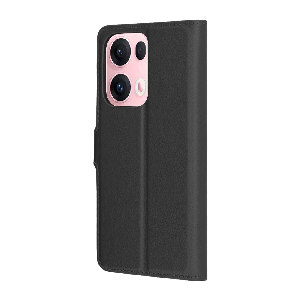Puzdro na Oppo Reno13 Pro, Techsuit, kožené folio, čierne