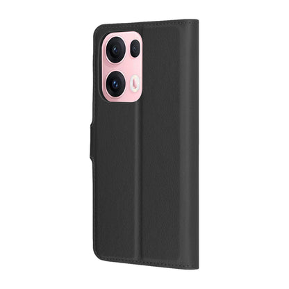 Puzdro na Oppo Reno13 Pro, Techsuit, kožené folio, čierne