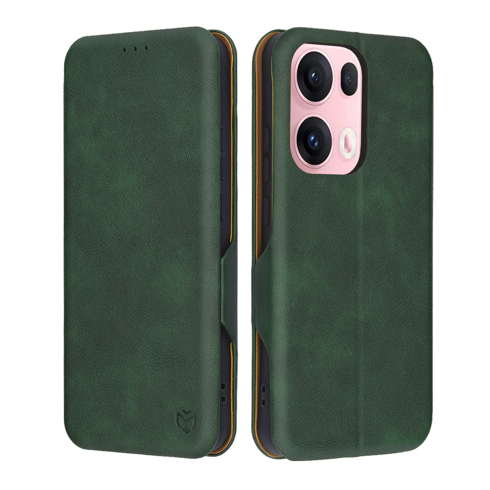 Puzdro pre Oppo Reno13 Pro, Techsuit, Safe Wallet Plus, Zelené