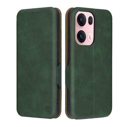 Puzdro pre Oppo Reno13 Pro, Techsuit, Safe Wallet Plus, Zelené