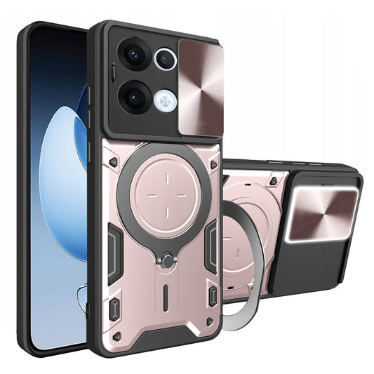 Puzdro na Oppo Reno13, Techsuit, CamGuard Pro, Ružovo zlaté