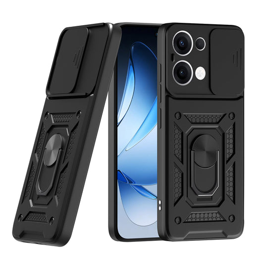Puzdro pre Oppo Reno13, Techsuit, CamShield, Čierne