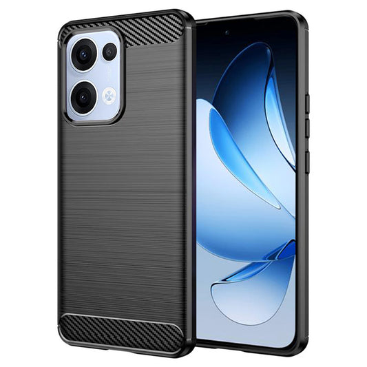 Puzdro pre Oppo Reno13, Techsuit, Carbon, Čierne