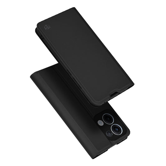 Puzdro na Oppo Reno13, Techsuit, Magskin Book, čierne