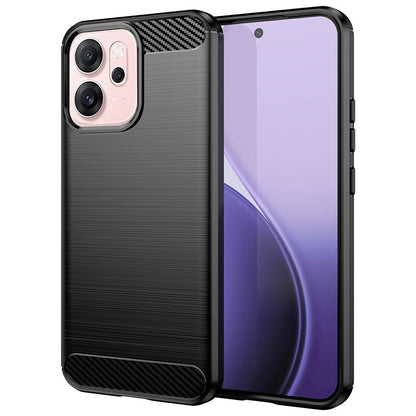 Puzdro pre Oppo Reno14 F, Techsuit, Karbón, Čierne
