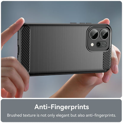 Puzdro pre Oppo Reno14 F, Techsuit, Karbón, Čierne