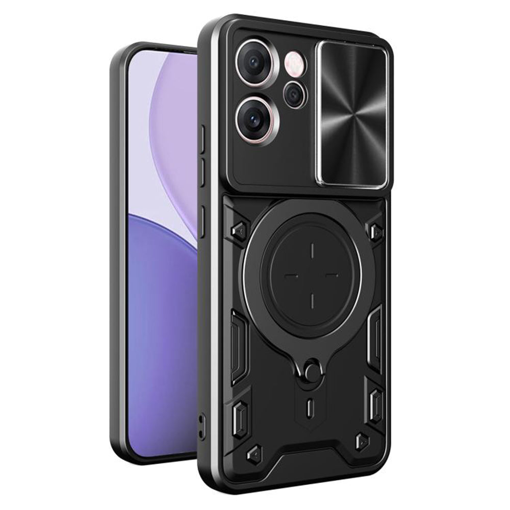 Puzdro pre Oppo Reno14 FS 5G / Reno14 F, Techsuit, CamGuard Pro, Čierne