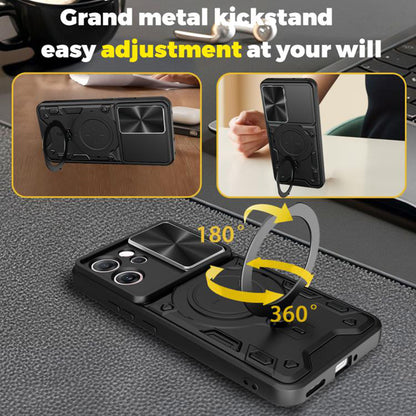 Puzdro pre Oppo Reno14 FS 5G / Reno14 F, Techsuit, CamGuard Pro, Čierne