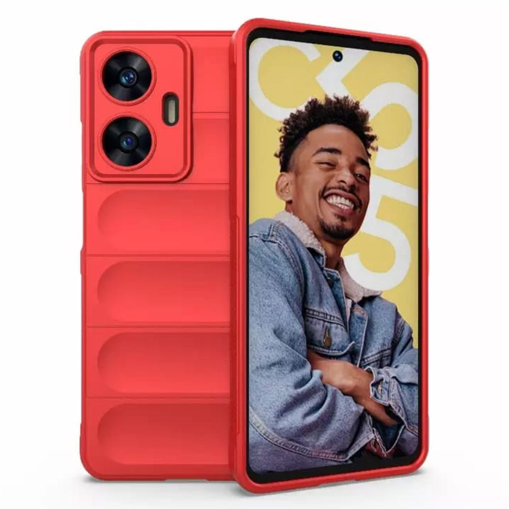 Puzdro pre Oppo Reno14 FS 5G / Reno14 F, Techsuit, Magic Shield, Červené