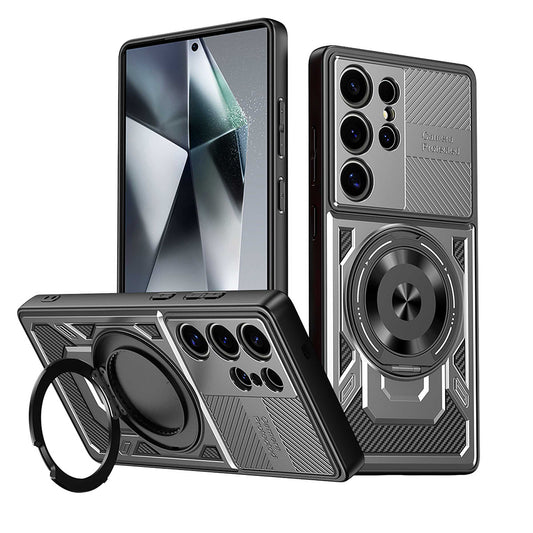 Puzdro pre Oppo Reno14 FS 5G / Reno14 F, Techsuit, RuggedCam, Sivá