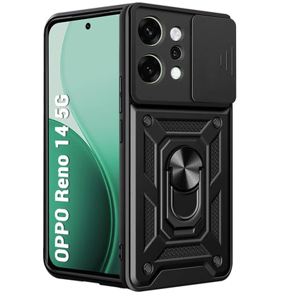 Puzdro pre Oppo Reno14, Techsuit, CamShield, Čierne