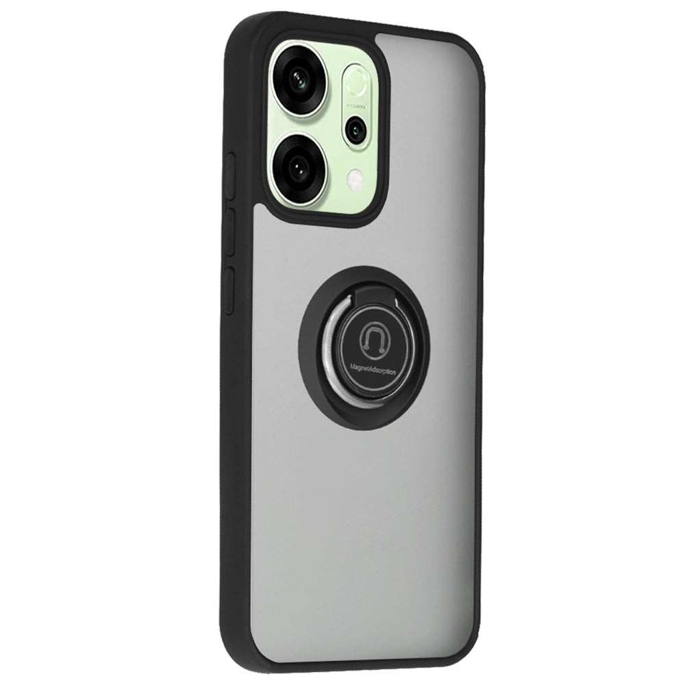 Puzdro pre Oppo Reno14, Techsuit, Glinth, Čierne