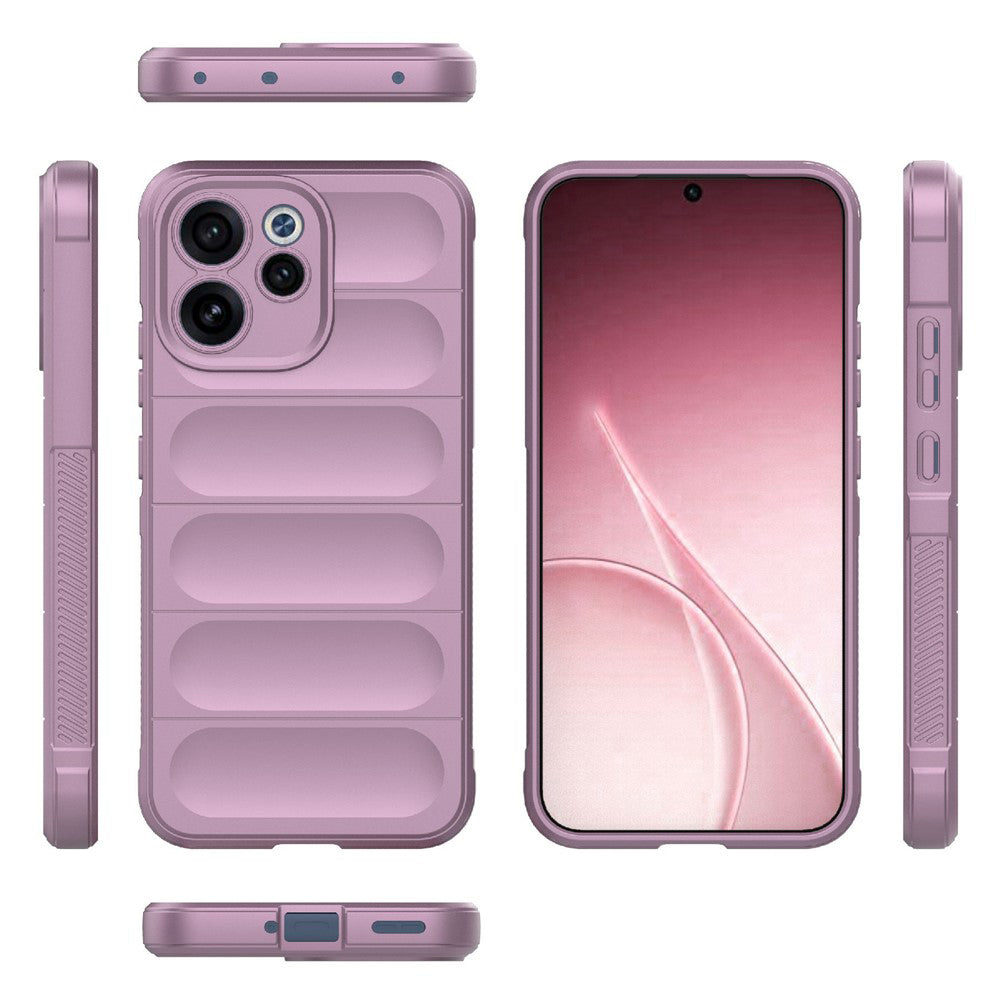 Puzdro pre Oppo Reno15 FS / Reno15 F, Techsuit, Magic Shield, fialové