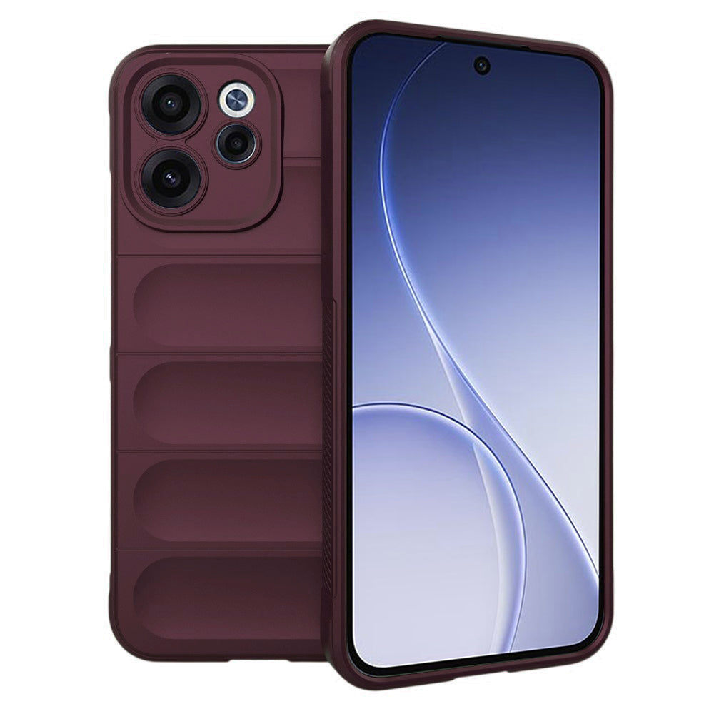 Obal na Oppo Reno15 FS / Reno15 F, Techsuit, Magic Shield, vínová