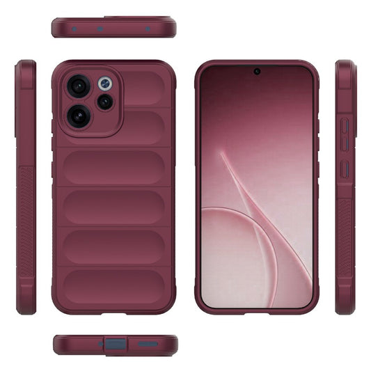 Obal na Oppo Reno15 FS / Reno15 F, Techsuit, Magic Shield, vínová