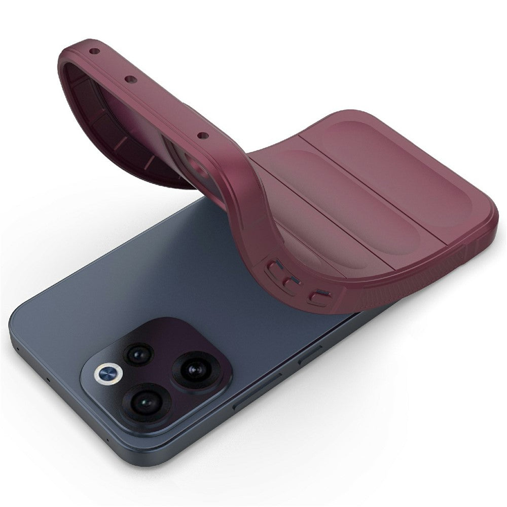 Obal na Oppo Reno15 FS / Reno15 F, Techsuit, Magic Shield, vínová
