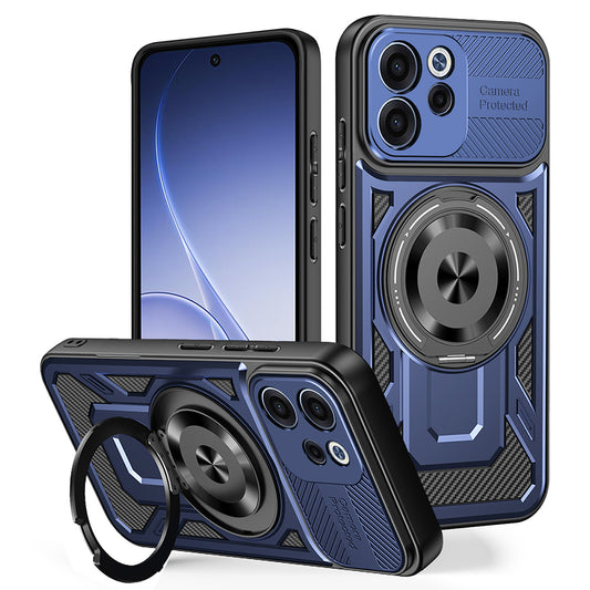 Puzdro pre Oppo Reno15 FS / Reno15 F, Techsuit, RuggedCam, Modrá