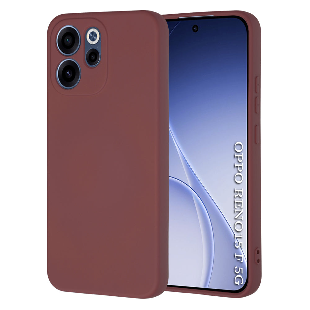 Obal na Oppo Reno15 FS / Reno15 F, Techsuit, SoftFlex, vínový