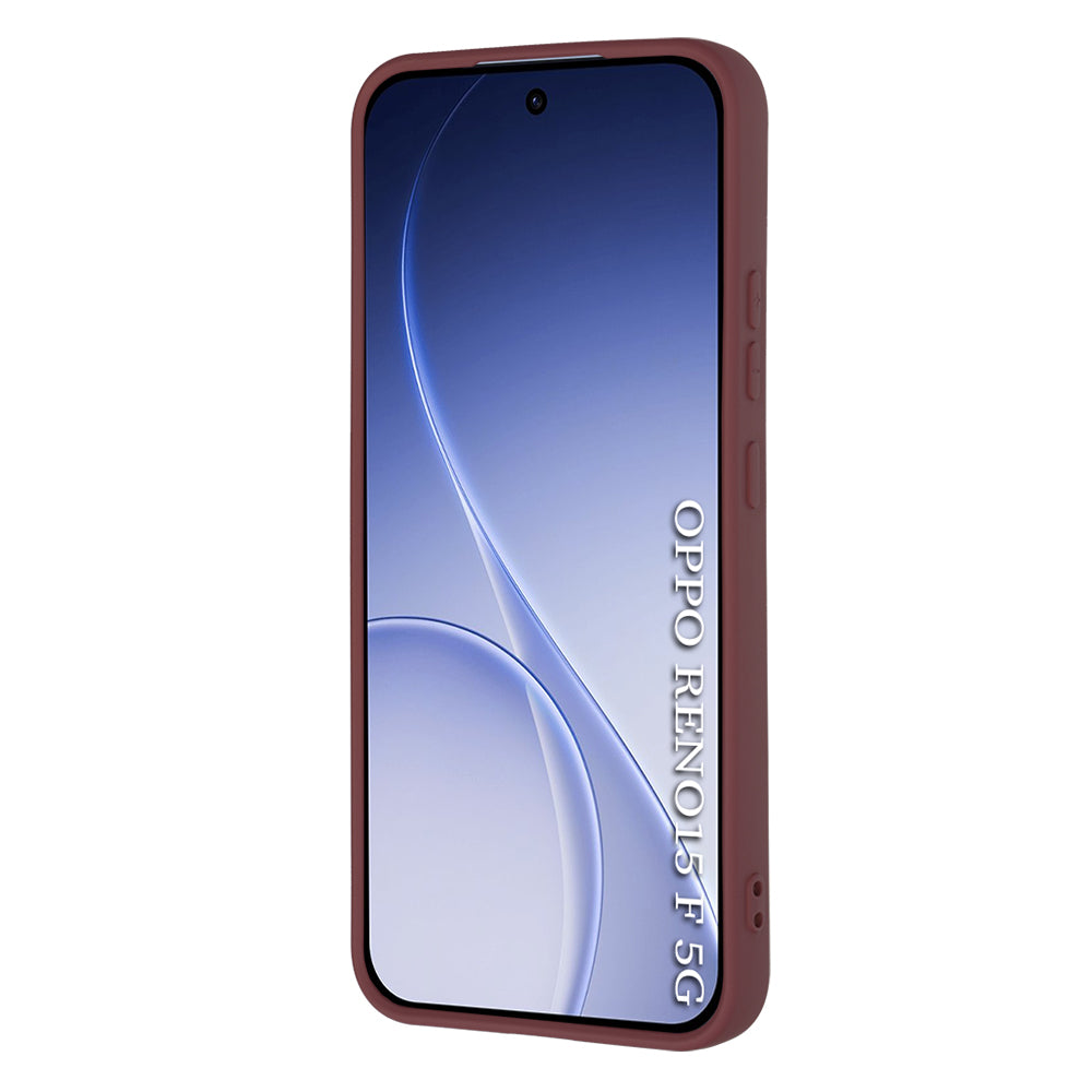 Obal na Oppo Reno15 FS / Reno15 F, Techsuit, SoftFlex, vínový