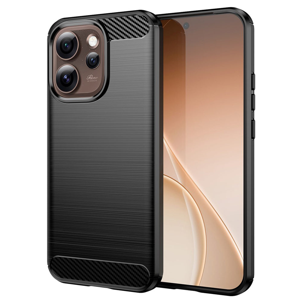 Puzdro pre Oppo Reno15 Pro Max, Techsuit, Carbon, Čierne