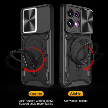 Puzdro pre Oppo Reno16 F / Reno16 FS, Techsuit, CamGuard Pro, Čierne