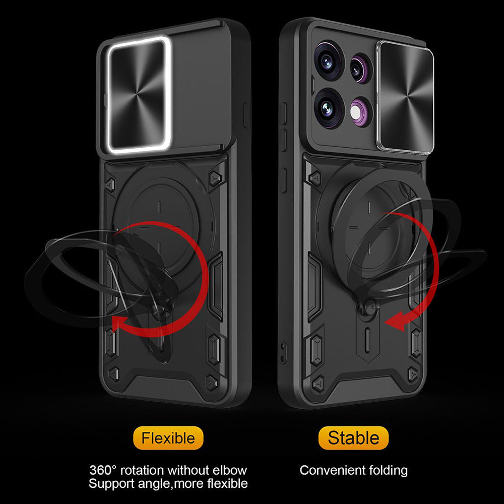 Puzdro pre Oppo Reno16 F / Reno16 FS, Techsuit, CamGuard Pro, Červené
