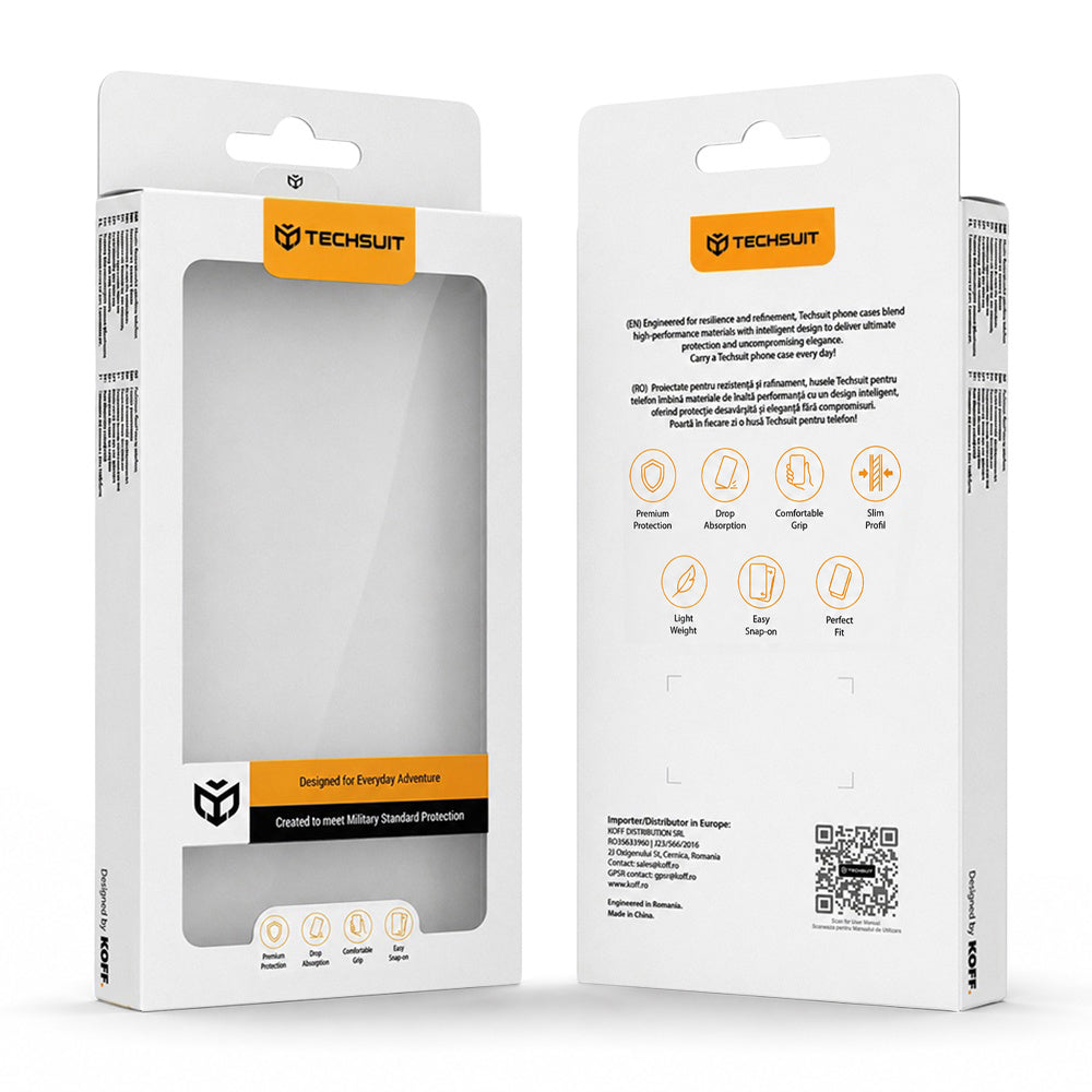 Puzdro pre Oppo Reno16 F / Reno16 FS, Techsuit, CamGuard Pro, Červené