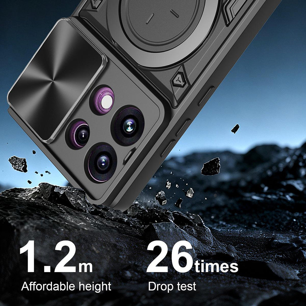 Puzdro pre Oppo Reno16 F / Reno16 FS, Techsuit, CamGuard Pro, Červené