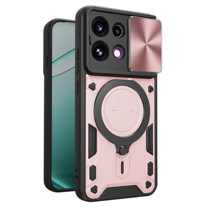 Puzdro pre Oppo Reno16 F / Reno16 FS, Techsuit, CamGuard Pro, Ružovo zlaté