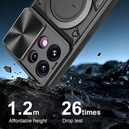 Puzdro pre Oppo Reno16 F / Reno16 FS, Techsuit, CamGuard Pro, Ružovo zlaté