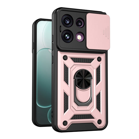 Puzdro pre Oppo Reno16 F / Reno16 FS, Techsuit, CamShield, Ružovo zlaté