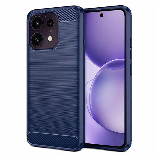 Obal na Oppo Reno16 F / Reno16 FS, Techsuit, Karbón, Modrý
