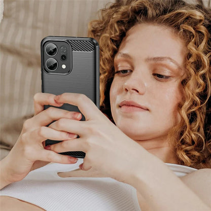 Obal na Oppo Reno16 F / Reno16 FS, Techsuit, Karbón, Modrý