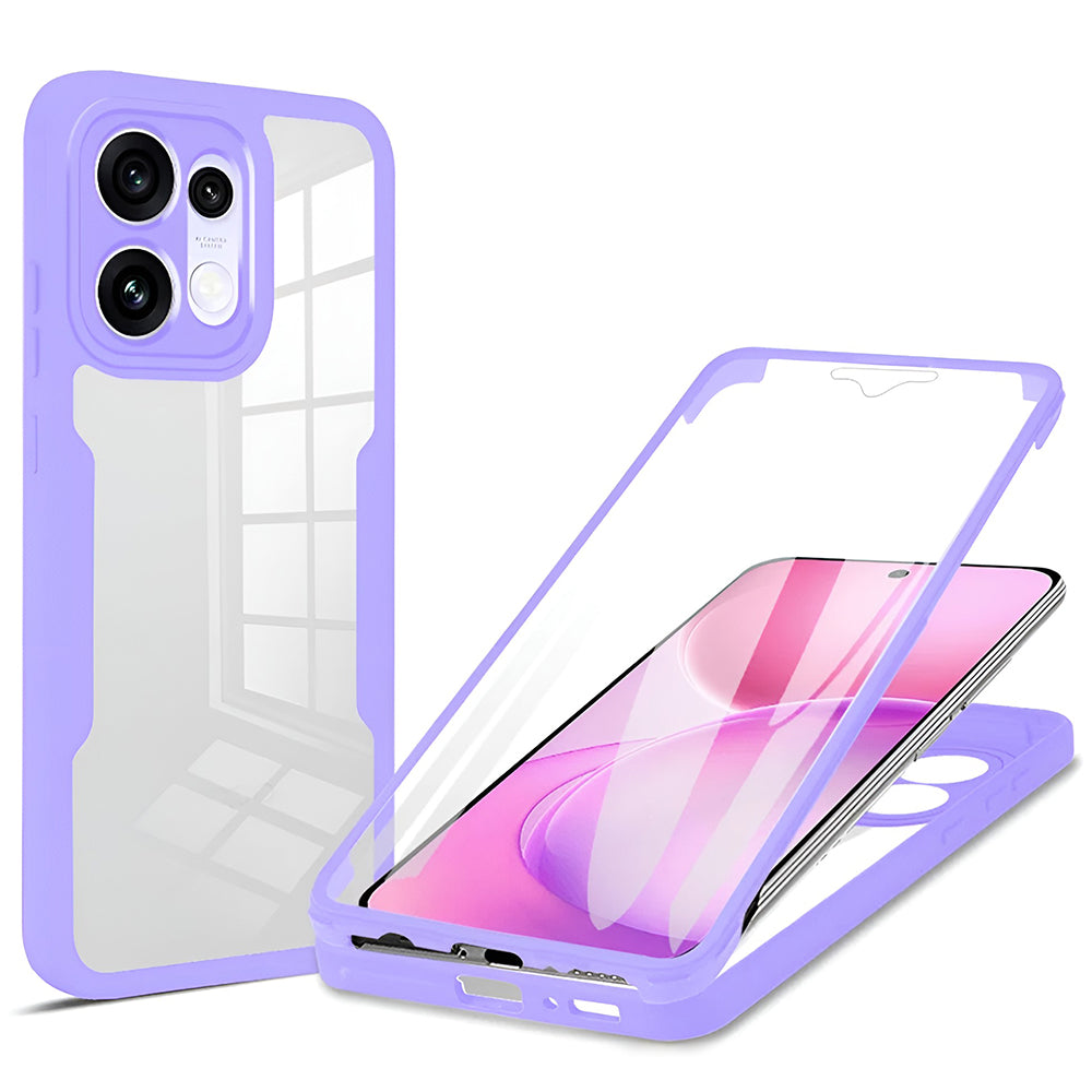 Puzdro pre Oppo Reno16 F / Reno16 FS, Techsuit, ColorVerse 360, Fialová
