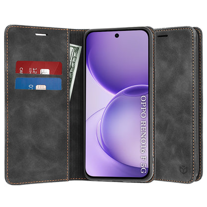Puzdro pre Oppo Reno16 F / Reno16 FS, Techsuit, Confy, Čierne