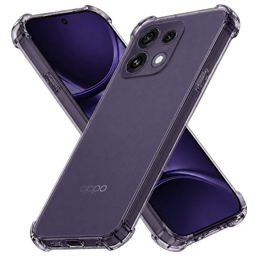 Puzdro pre Oppo Reno16 F / Reno16 FS, Techsuit, Odolné proti otrasom, Priehľadné, Dymové