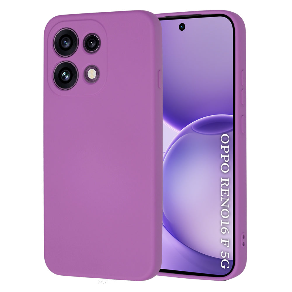 Puzdro pre Oppo Reno16 F / Reno16 FS, Techsuit, SoftFlex, Fialová
