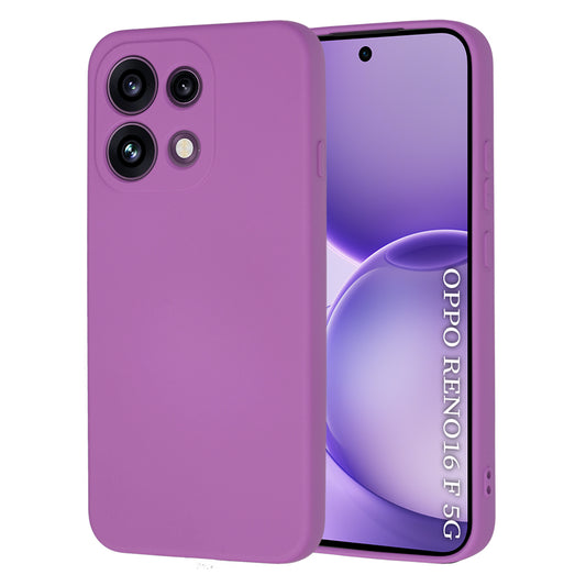 Puzdro pre Oppo Reno16 F / Reno16 FS, Techsuit, SoftFlex, Fialová