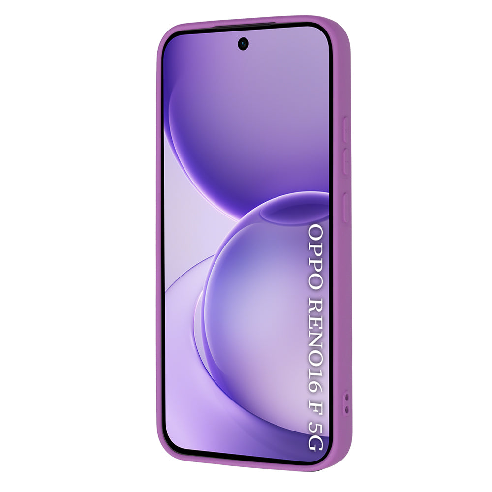 Puzdro pre Oppo Reno16 F / Reno16 FS, Techsuit, SoftFlex, Fialová