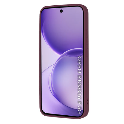 Puzdro pre Oppo Reno16 F / Reno16 FS, Techsuit, SoftFlex, Bordová