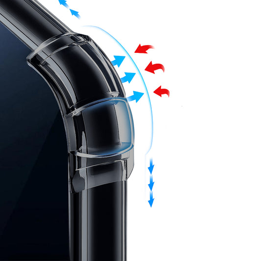 Obal na Oppo Reno16 Pro, Techsuit, nárazuvzdorný priehľadný, dymový