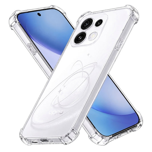 Obal na Oppo Reno16 Pro, Techsuit, nárazuvzdorný priehľadný, transparentný