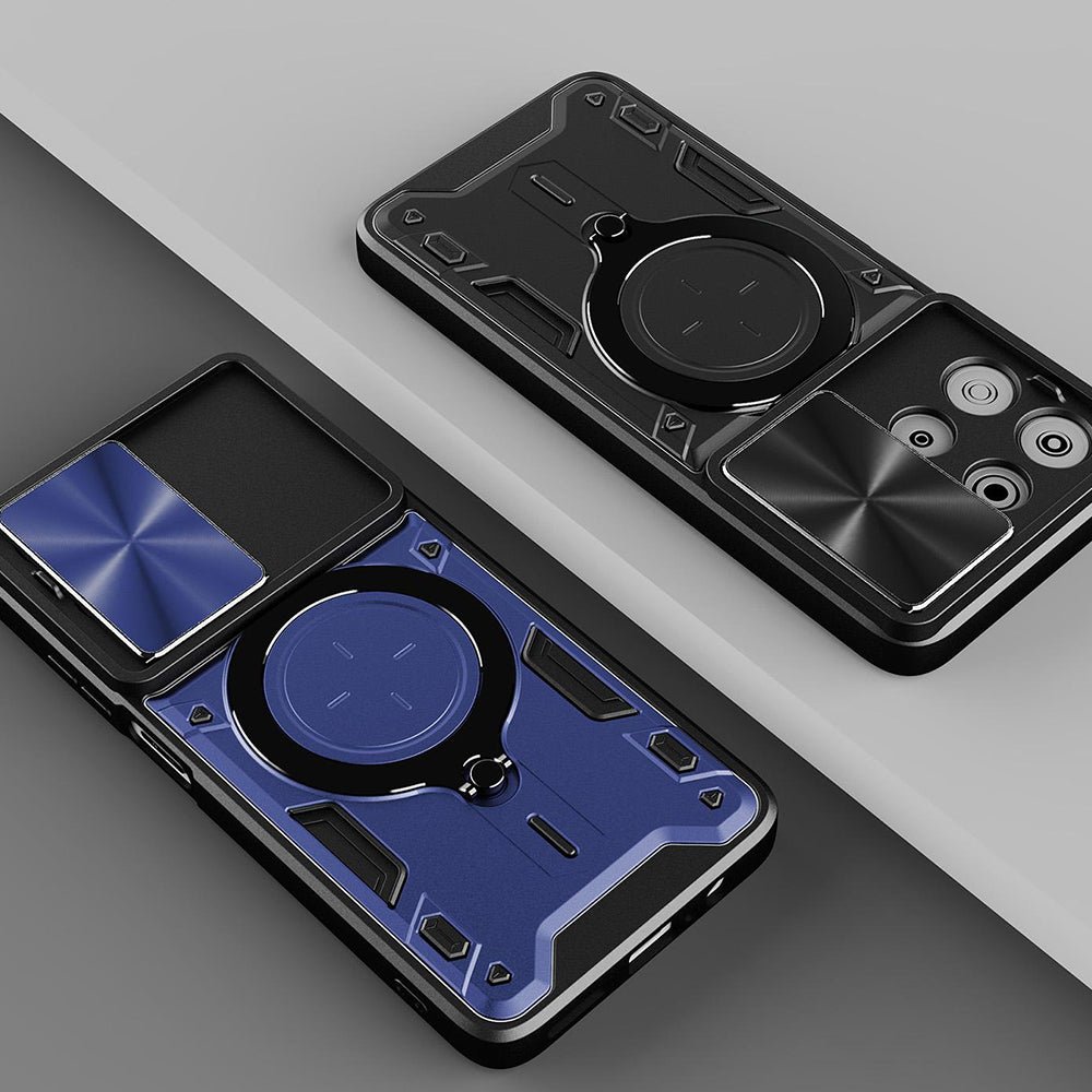 Puzdro pre Oppo Reno16 / Reno16 Pro, Techsuit, CamGuard Pro, Fialová